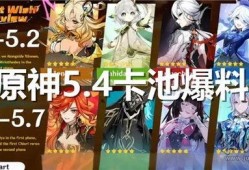 原神5卡池最新爆料,神秘角色登场，新元素与传说故事即将揭晓